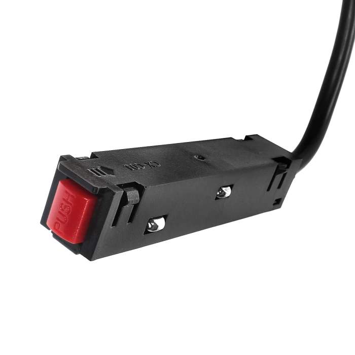 Złącze elektryczne czarne potrójne 