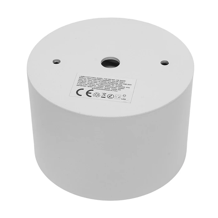 Decorativi Oprawa sufitowa LED 9W CCT 3000K-6000K biała IP54 1404