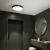 Plafon natynkowy LED 50cm okrągły 50W 3000K czarny 1312 - Decorativi