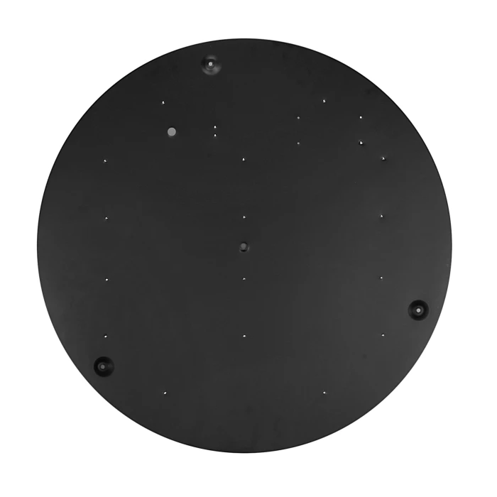 Plafon natynkowy LED 50cm okrągły 50W 3000K czarny 1312 - Decorativi