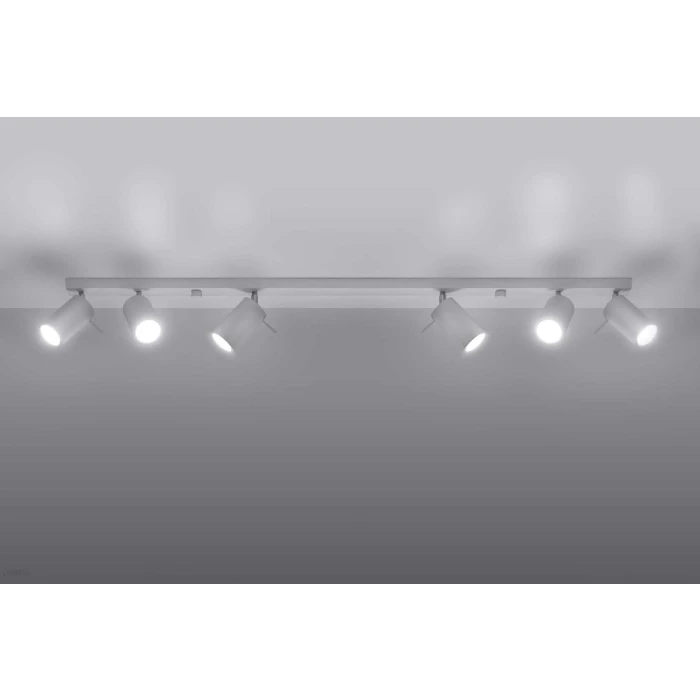 Lampa listwa Szyna Biała Spot RING 6 x GU10 389 - Decorativi