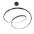 Lampa LED Ring wisząca na pilota LED 60W 888 - Decorativi