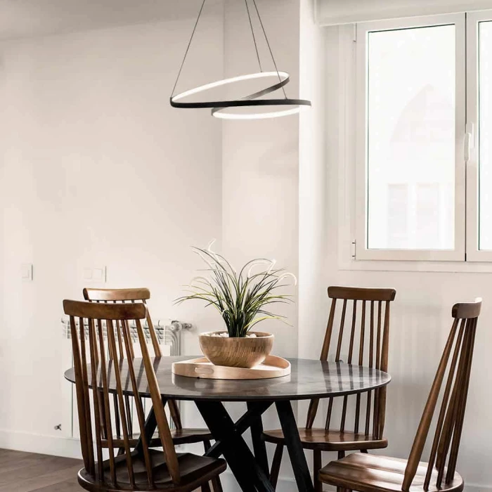 Lampa LED Ring wisząca na pilota LED 60W 888 - Decorativi