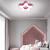 Lampa do pokoju dziecinnego na pilota sufitowa różowe gwiazdki 44W 409 - Decorativi