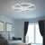 Lampa sufitowa trójkąty LED na pilota do salonu 72W biała 433 - Decorativi
