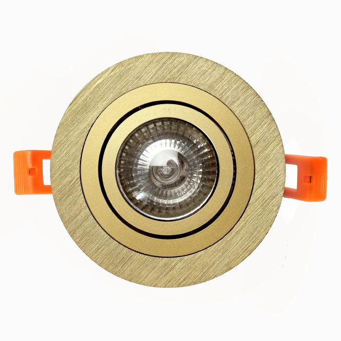 Lampa spot halogenowa ruchoma złota GU10 572 - Decorativi