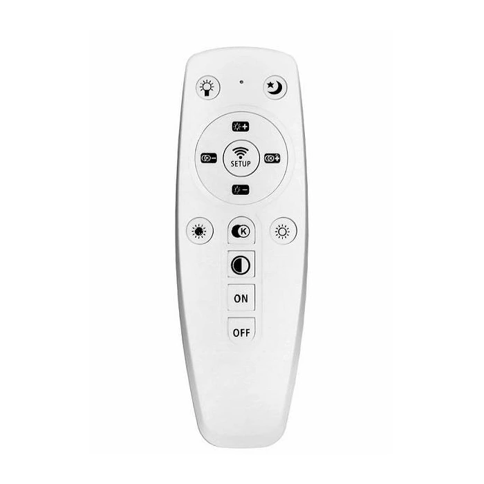 Lampa ultra nowoczesne na pilota LED wisząca czarna 64W 613 - Decorativi