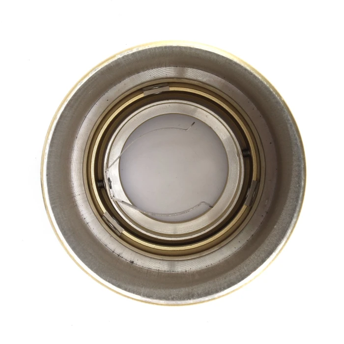Tuba GU10 sufitowa okrągłą lampa złota bross regulowana 497 - Decorativi