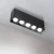 Lampa liniowa natynkowa 15W  3000K czarna 1061 - Decorativi