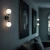Kinkiet Belgrado + Kule białe  2xG9 czarny 1243 - Decorativi