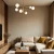 Lampa sufitowa Belgrado 6xG9 złota + białe kule 1246 - Decorativi