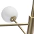 Lampa sufitowa Belgrado 6xG9 złota + białe kule 1246 - Decorativi