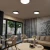 Plafon natynkowy LED 40cm okrągły 40W 3000K czarny 1318 - Decorativi