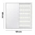 Panel natynkowy LED 60x60cm 40W biały 130lm/W 950 4000K 950 - Decorativi