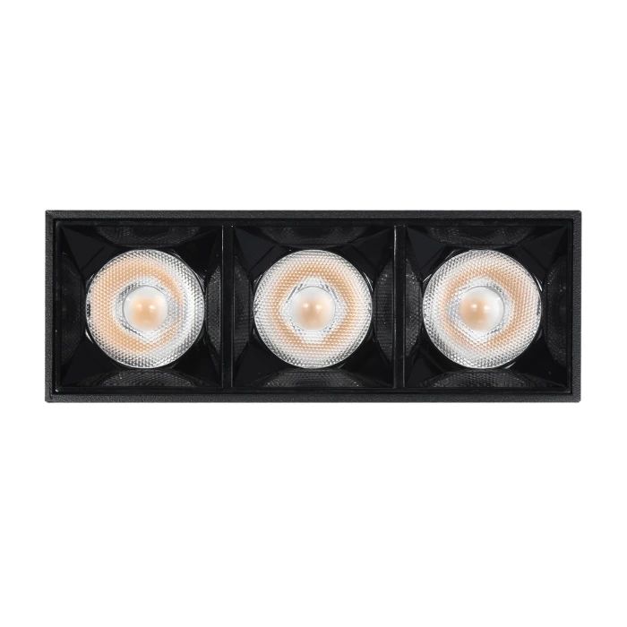 Lampa liniowa natynkowa 9W  3000K czarna 1057 - Decorativi