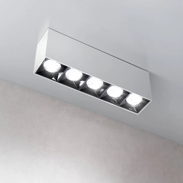 Lampa liniowa natynkowa 15W  3000K biała 1059 - Decorativi
