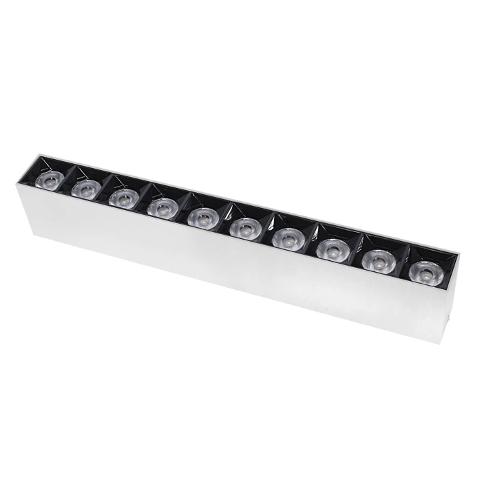 Lampa liniowa natynkowa 30W  3000K biała 1063 - Decorativi