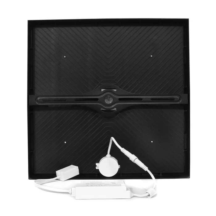 Lampa Panel do łazienki Mora 30x30 24W IP44 CCT czarna 1184 - Decorativi