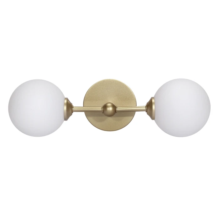 Kinkiet Belgrado + Kule białe 2xG9 złoty 1244 - Decorativi