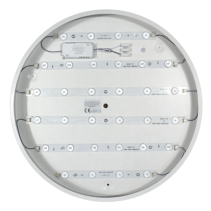 Plafon natynkowy LED 40cm okrągły 40W 3000K biały 1316 - Decorativi