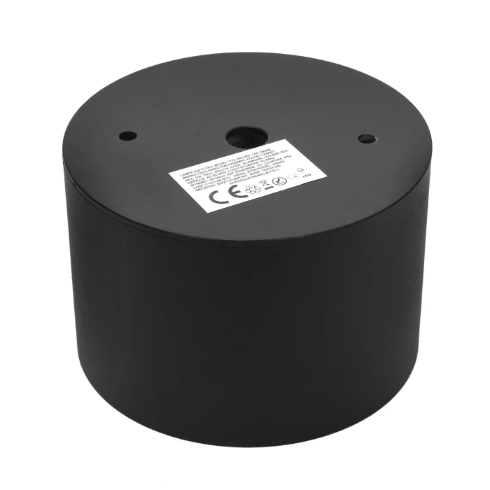 Oprawa natynkowa łazienkowa LED 10W 3000K IP44 czarna 1376 - Decorativi