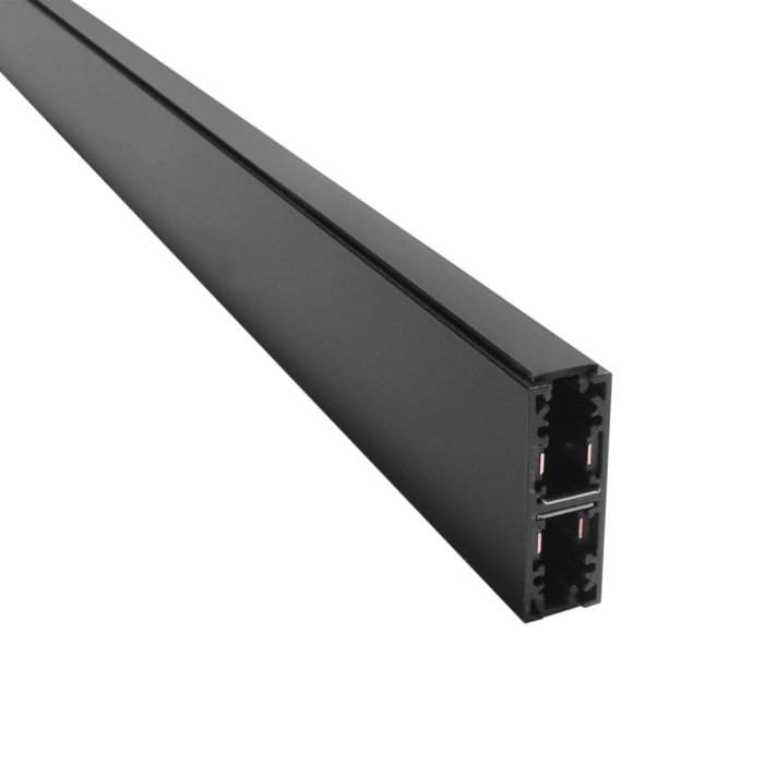 Szyna magnetyczna wisząca dwustronna un5-h micro magnetic 200cm czarna 1555 - decorativi