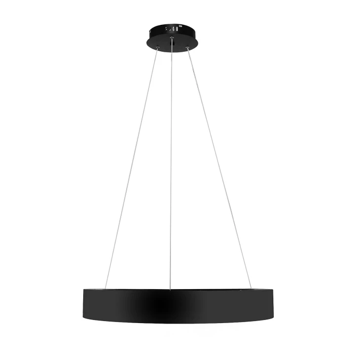 Lampa Led okręgi efektowna do salonu 35W 4000K czarna 530 - Decorativi