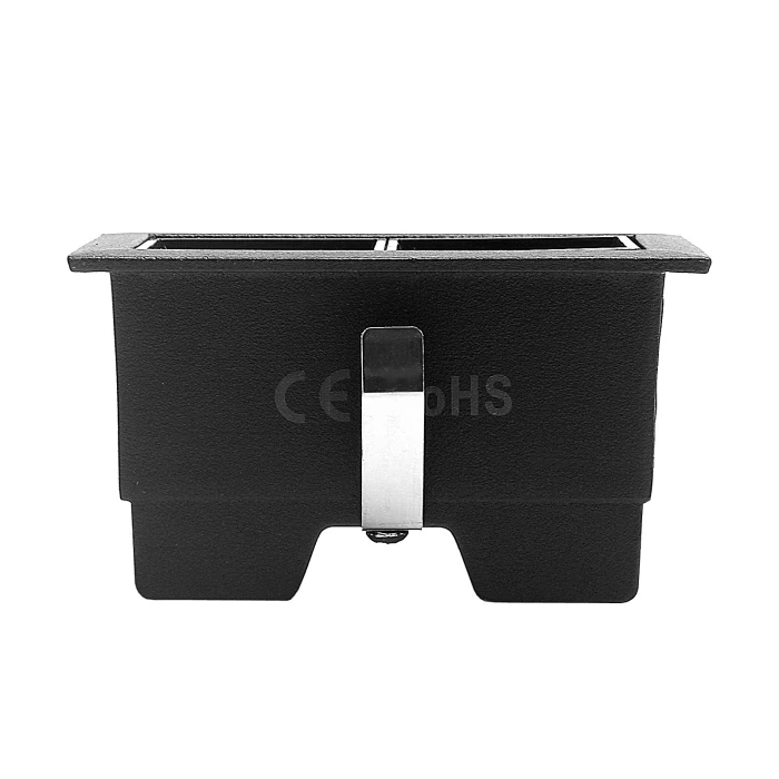 Lampa liniowa LED wpuszczana podtynkowa 4W 3000K czarna 580 - Decorativi