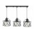 Lampa wisząca do salonu loftowa Brylant do jadalni czarny 3xE27 501 - Decorativi