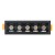 Lampa liniowa LED wpuszczana podtynkowa 10W 4000K czarna 581 - Decorativi