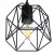 Lampa Loftowa na kole 3xE27 Brylant okągła do salonu 502 - Decorativi