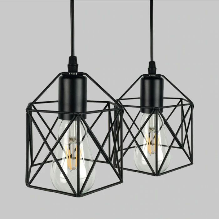 Lampa Loftowa na kole 3xE27 Brylant okągła do salonu 502 - Decorativi