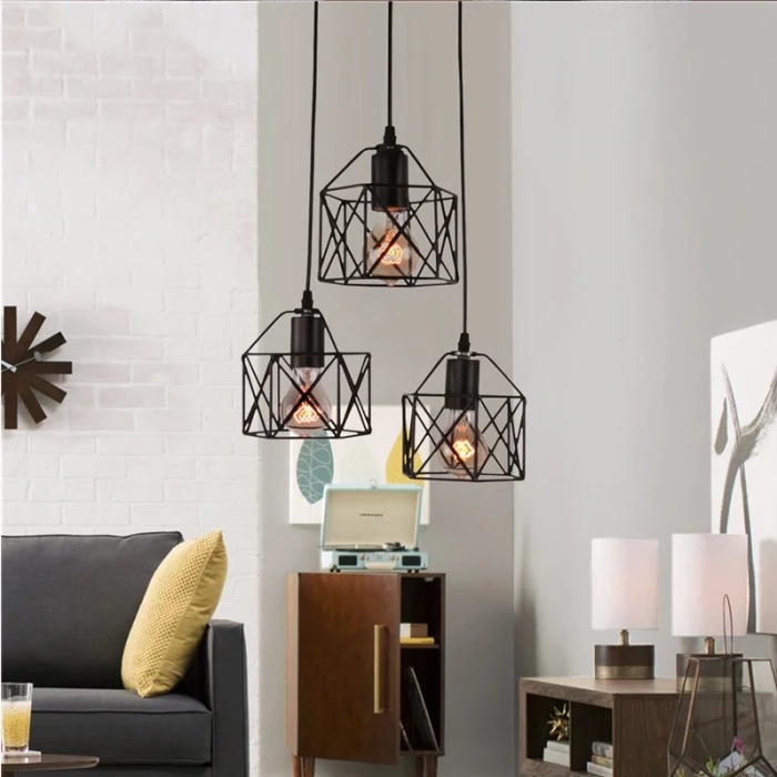 Lampa Loftowa na kole 3xE27 Brylant okągła do salonu 502 - Decorativi