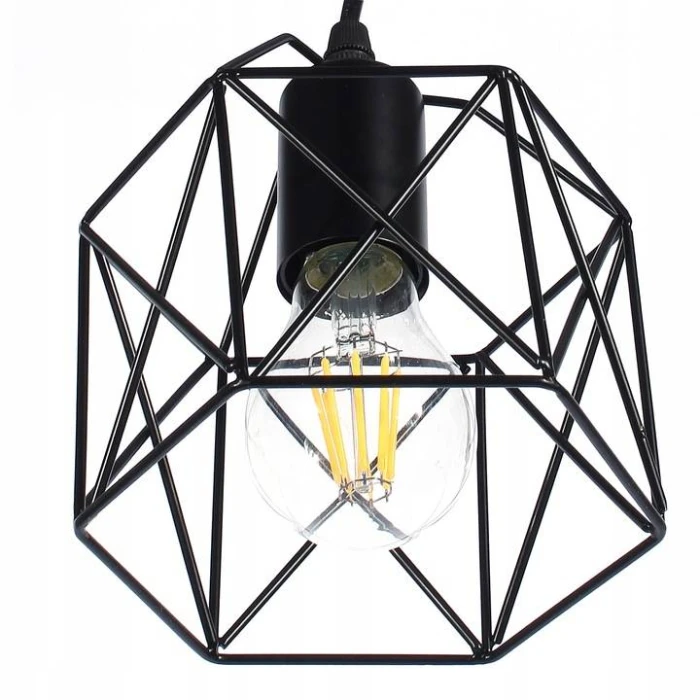 Lampa Loftowa na kole 3xE27 Brylant okągła do salonu 502 - Decorativi