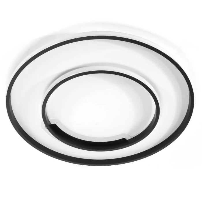 Designerska lampa na pilota do sypialni LED OKRĘGI 76W 412 - Decorativi