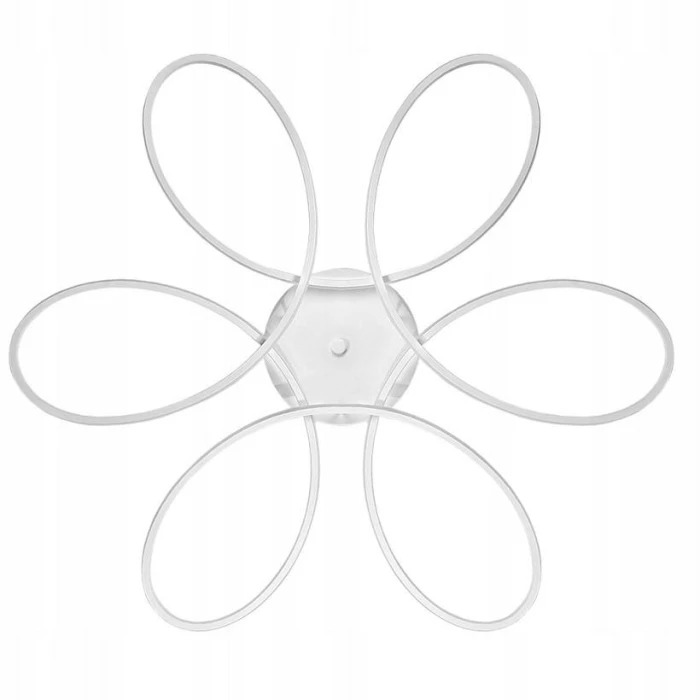 Lampa sufitowa okręfi LED na pilota do salonu Okręgi 120W biała 432 - Decorativi