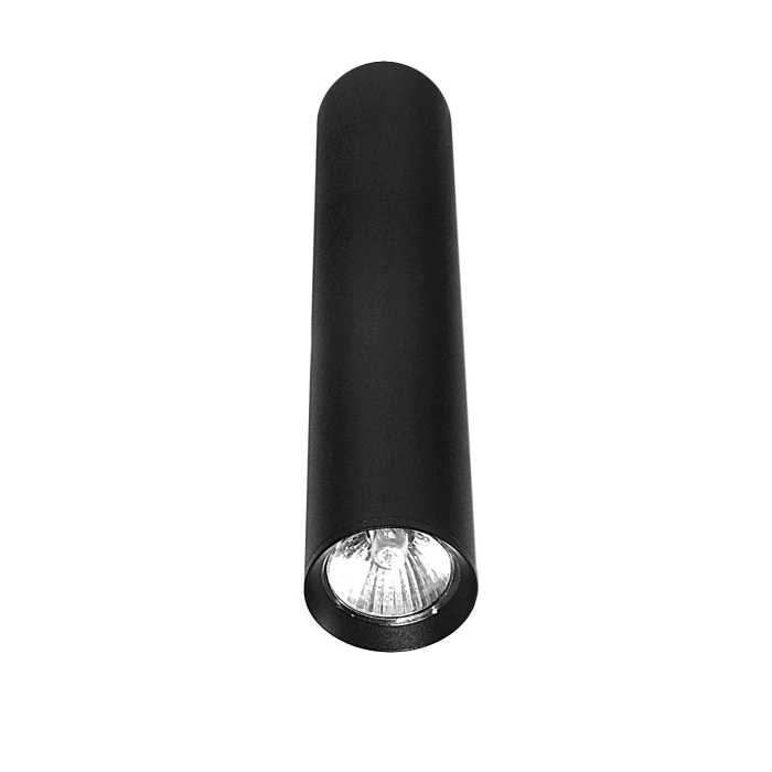 Lampa do szynoprzewodu wisząca czarna GU10 30CM 372 - Decorativi