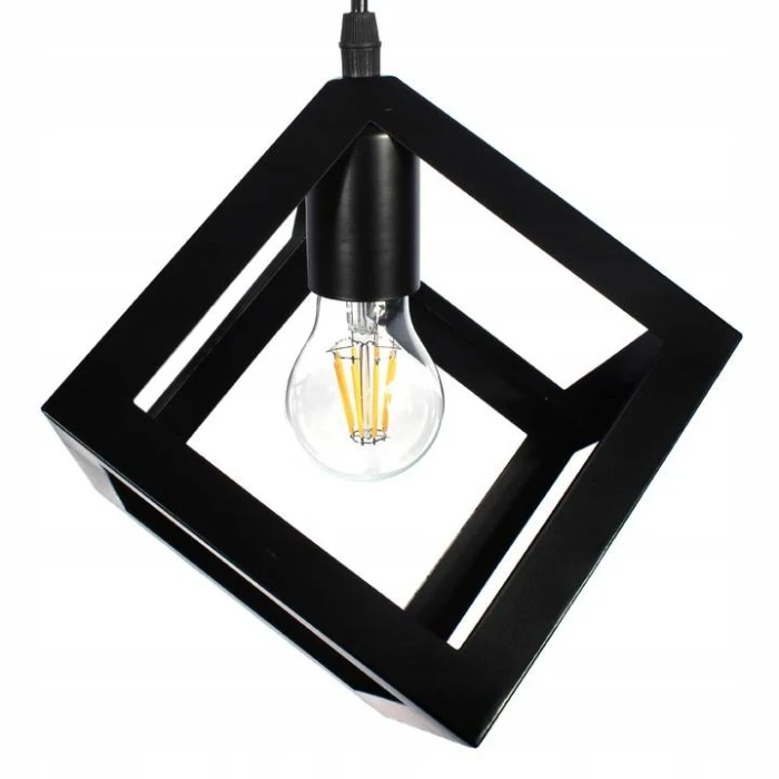 Lampa Loftowa na kole Kostka 3xE27 do salonu ciekawa 503 - Decorativi