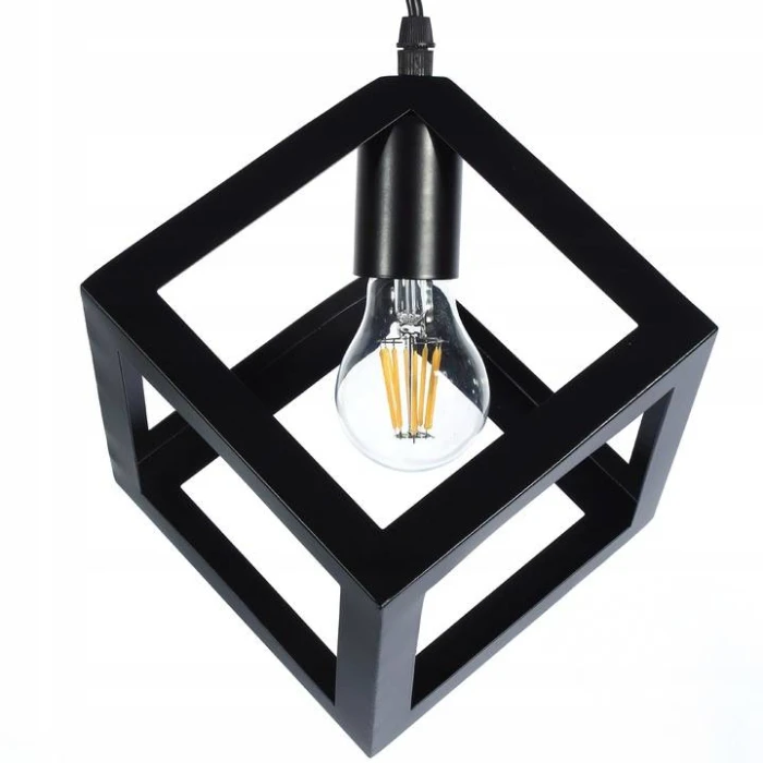 Lampa Loftowa na listwie Kostka  3xE27 do salonu ciekawa 504 - Decorativi