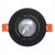 Lampa spot halogenowa ruchoma czarna GU10 224 - Decorativi