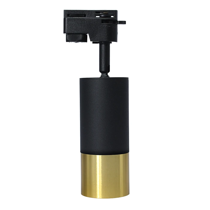 Reflektor szynowy 1F czarno-złoty GU10 654 - Decorativi