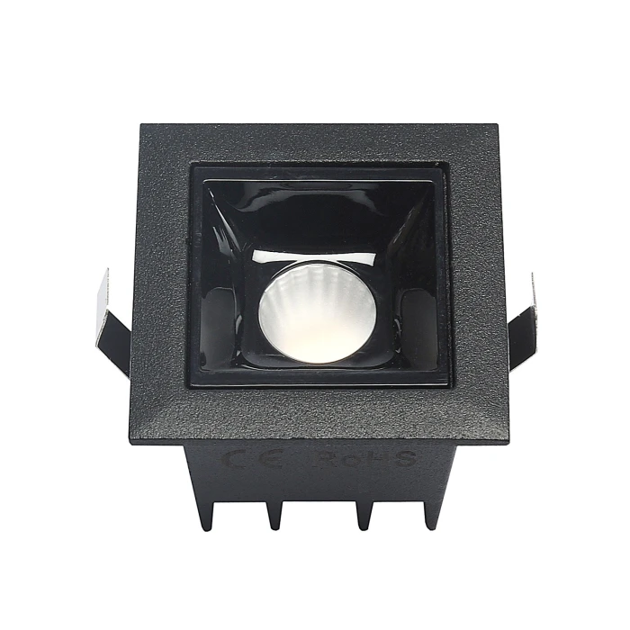 Lampa liniowa LED wpuszczana podtynkowa 2W 3000K czarna 574 - Decorativi