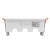 Lampa liniowa LED wpuszczana podtynkowa 10W 3000K biała 584 - Decorativi