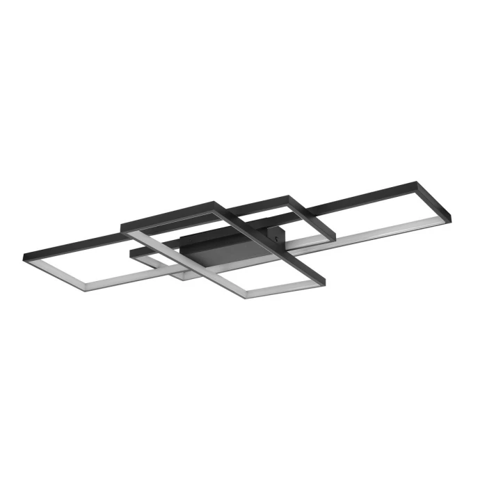 Lampa Sufitowa czarna innowacyjna LED do salonu 170W na pilota 145 - Decorativi