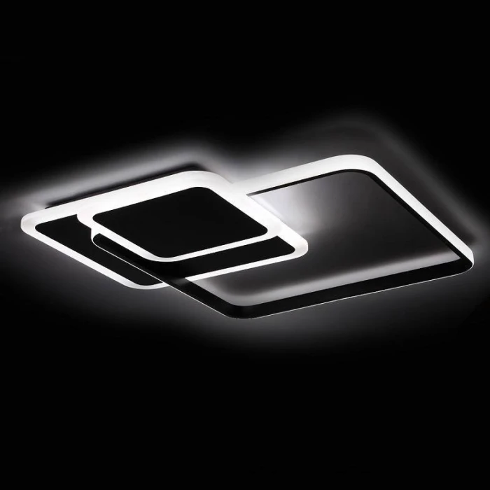 Lampa designerska LED z pilotem na sufit  czarna  72W LED 445 - Decorativi