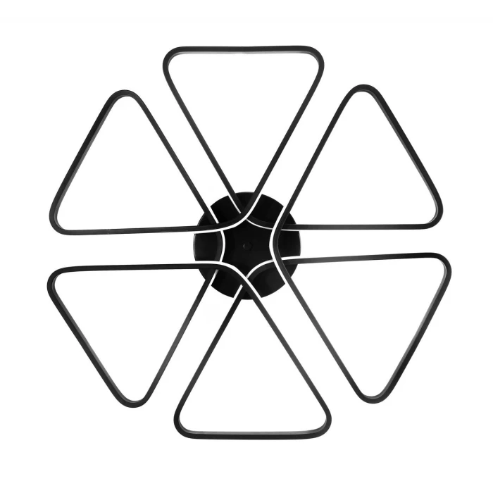 Lampa sufitowa do salonu Trójkąty LED 72W na Pilota 295 - Decorativi