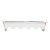 Lampa liniowa LED wpuszczana podtynkowa 20W 3000K biała 586 - Decorativi