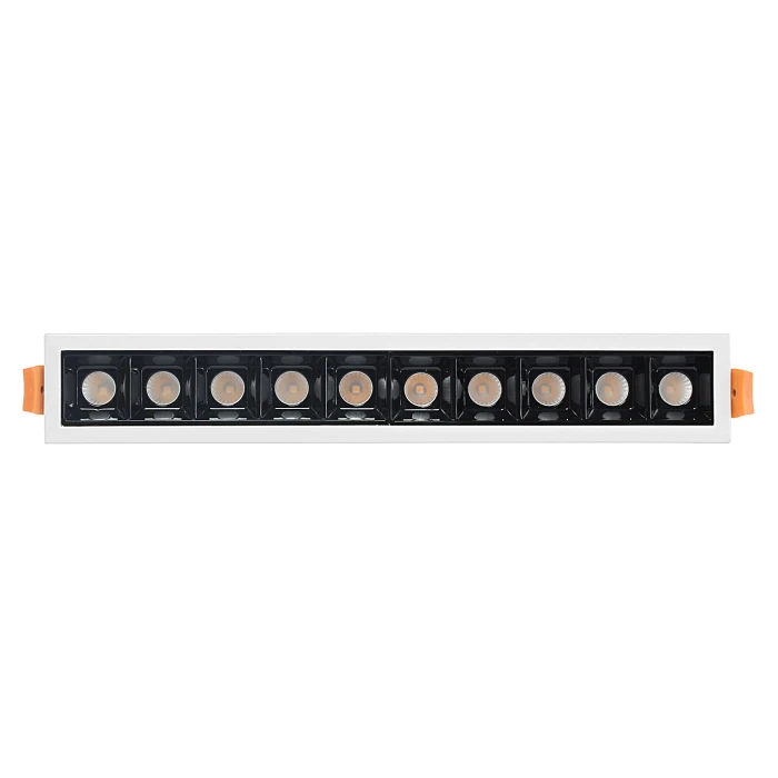 Lampa liniowa LED wpuszczana podtynkowa 20W 3000K biała 586 - Decorativi