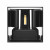 Kinkiet na ścianę LED kostka 6W 4000K z przesłoną czarny 597 - Decorativi
