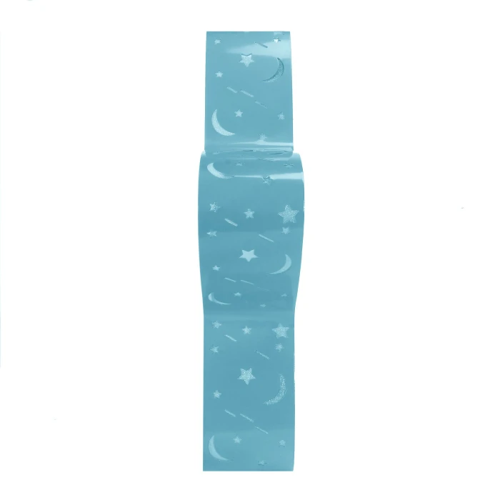 Lampa do pokoju dziecinnego na pilota sufitowa niebieskie gwiazdki 36W 408 - Decorativi